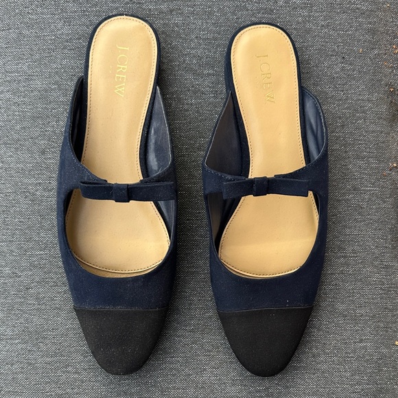 J. Crew Shoes - J. Crew Women's Navy and Black Mules
